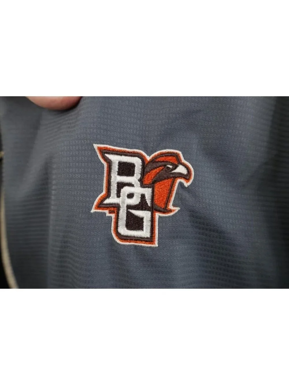 Adidas Mens Large Team Issued Bowling Green State University Football Jacket